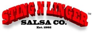 Sting N Linger Salsa Co. Logo - Cerca 1995