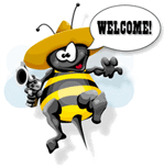Sting N Linger Salsa Welcome Bee