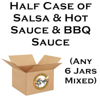Half Case of Salsa, Hot Sauce, BBQ Sauce - Sting N Linger Salsa Co.
